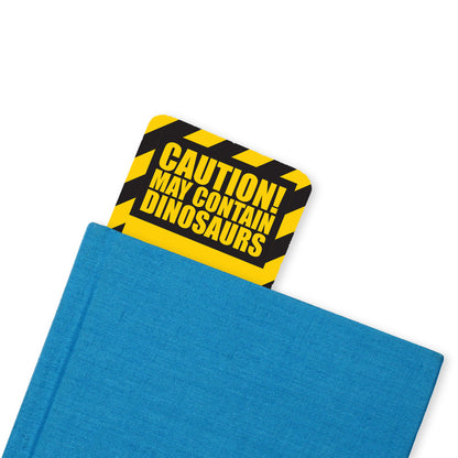 Dinosaur Caution Bookmark