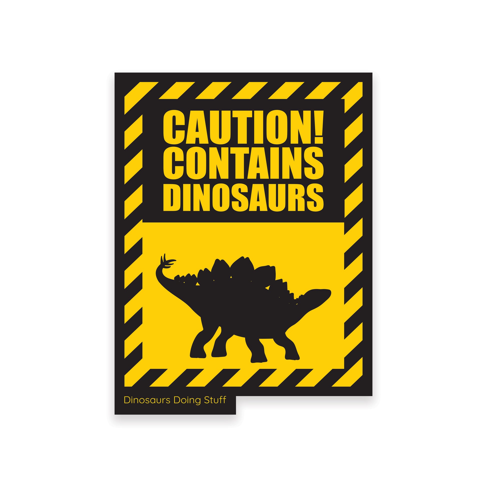Caution sticker