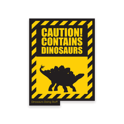 Caution sticker