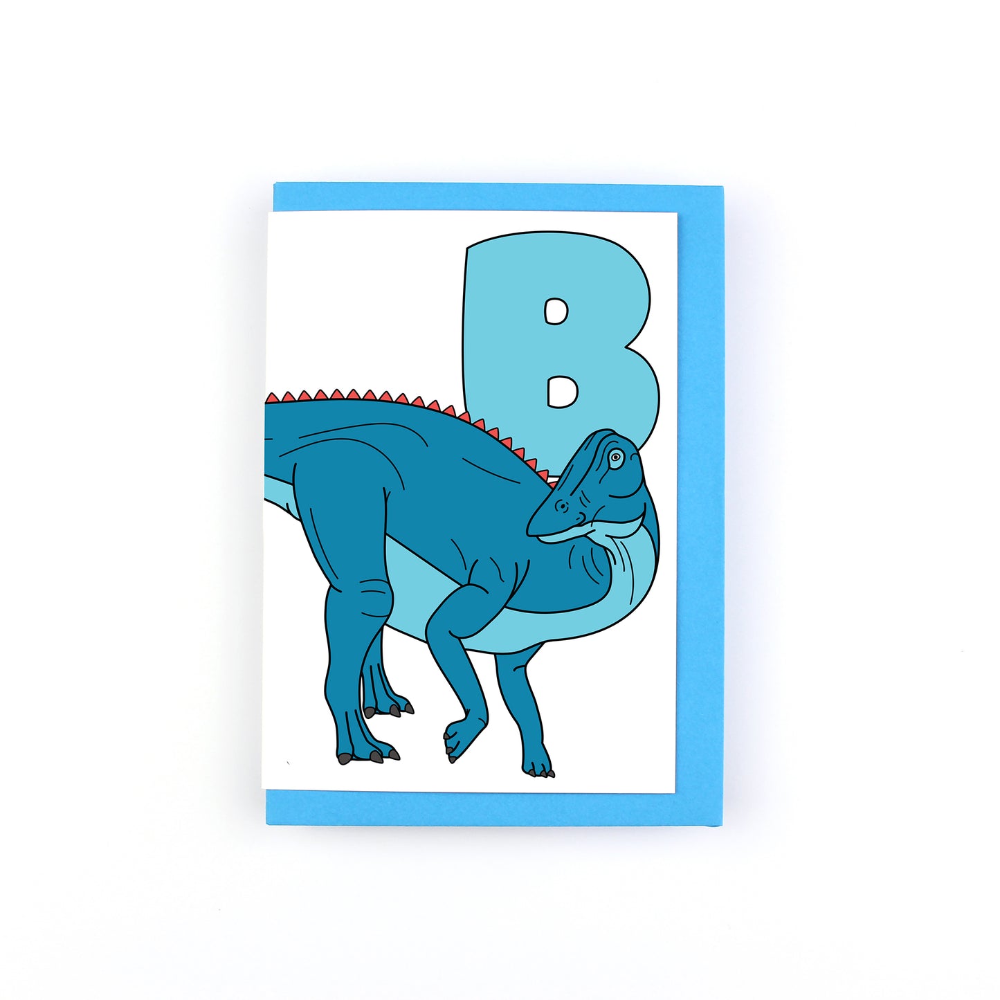 Dinosaur Alphabet B Greeting Card