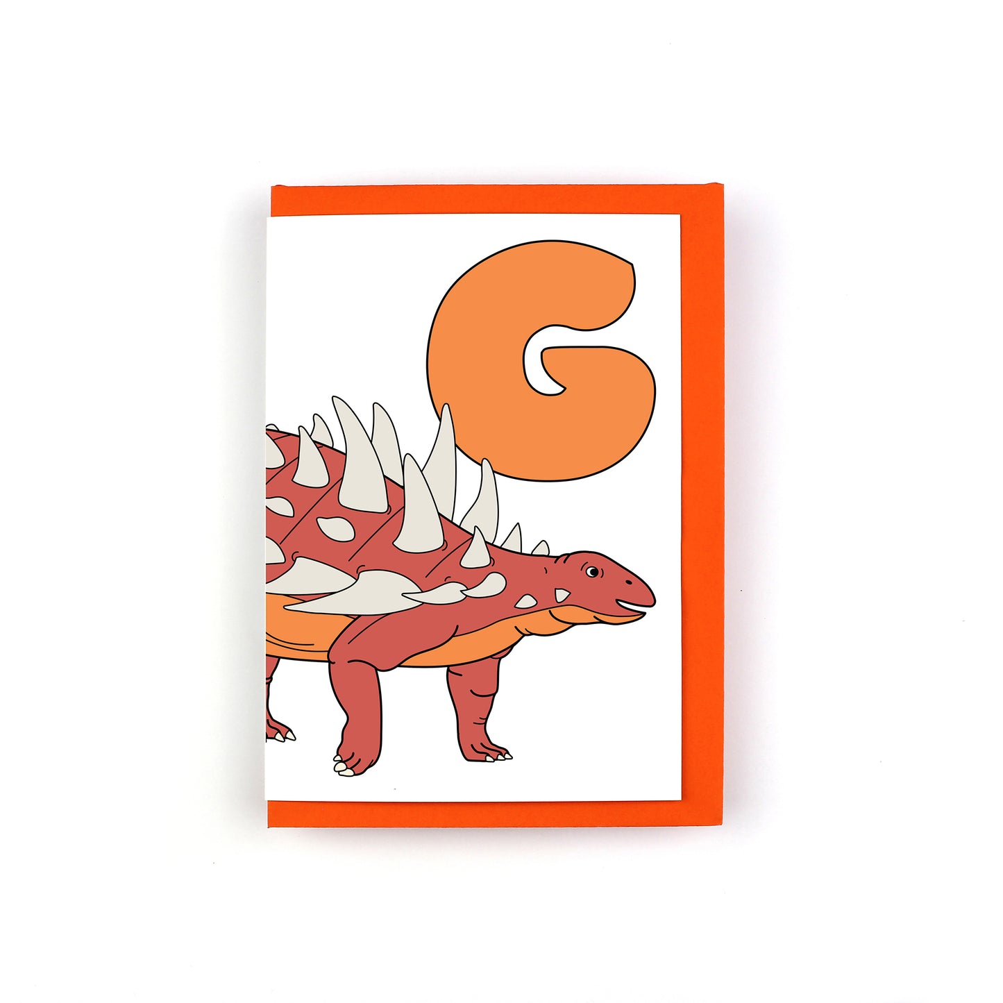Dinosaur Alphabet G Greeting Card