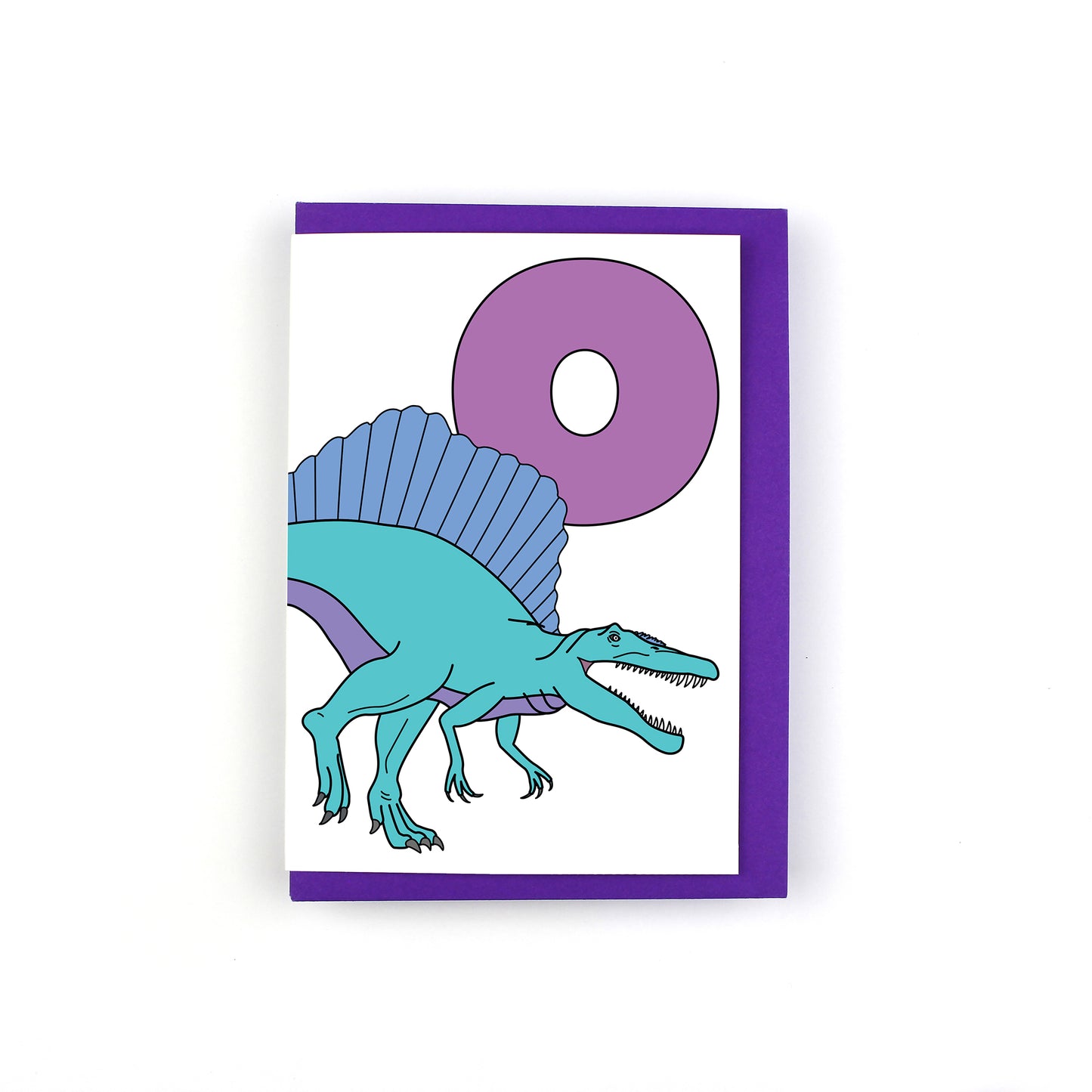 Dinosaur Alphabet O Greeting Card