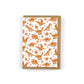 Gingerbread Dinosaur Christmas Greeting Card