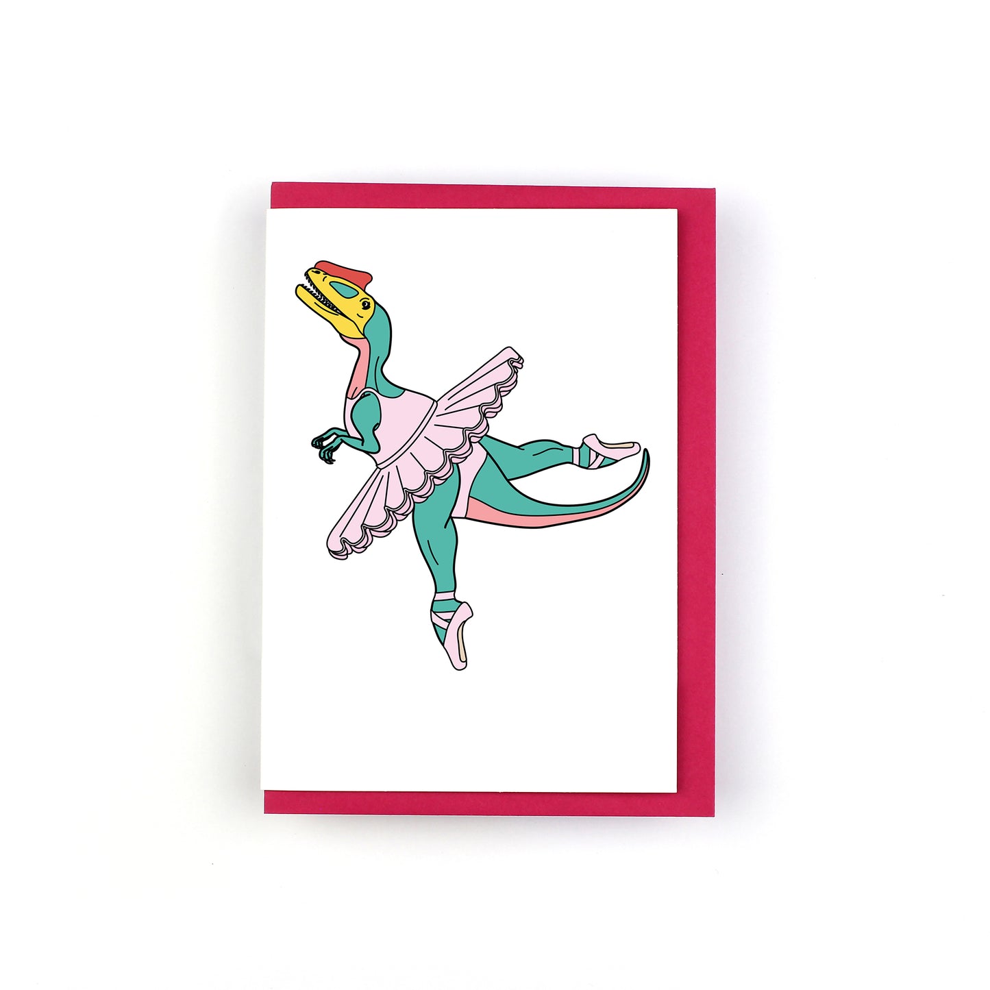 Ballet Dinosaur Greeting Card