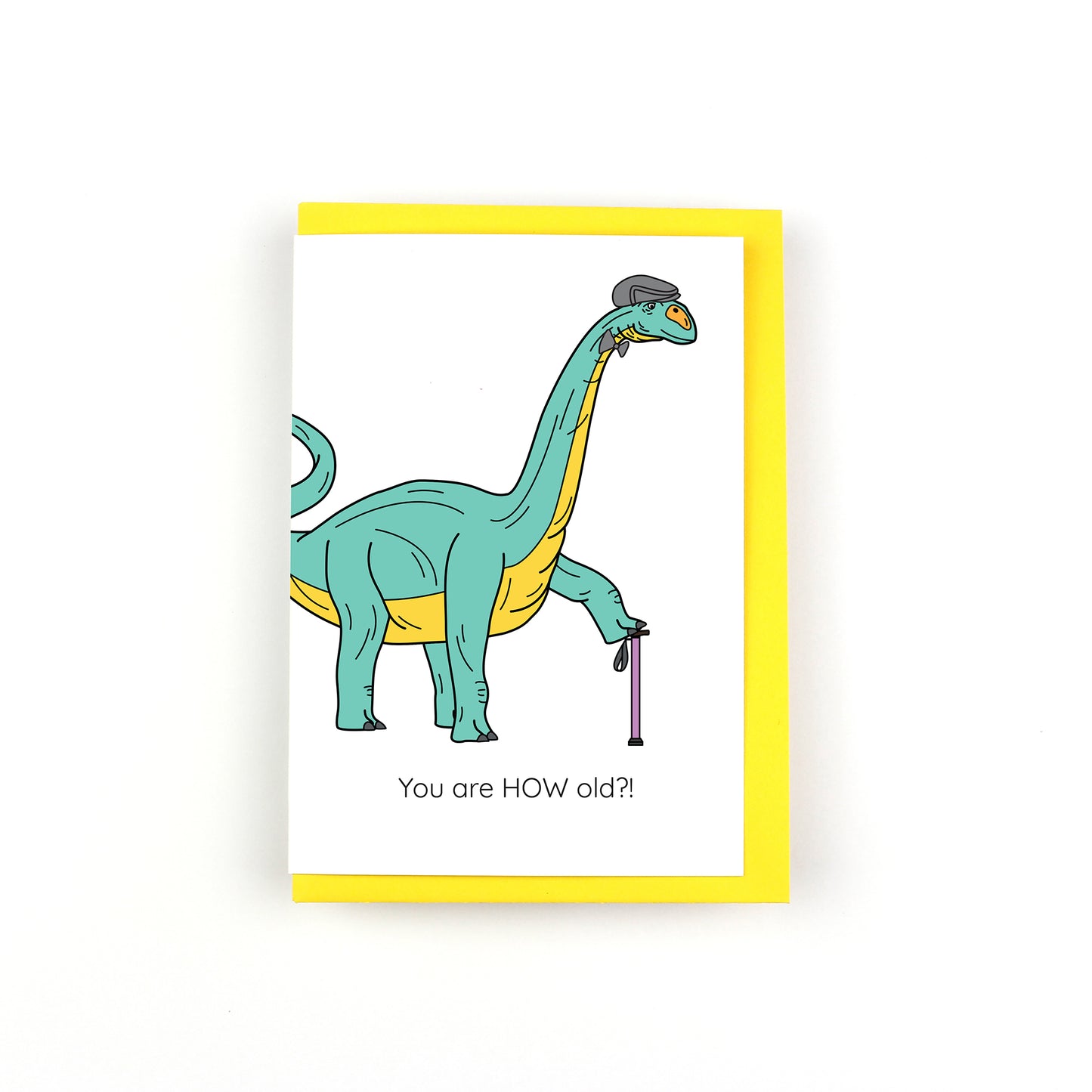 You are How Old? Dinosaur Greeting Card