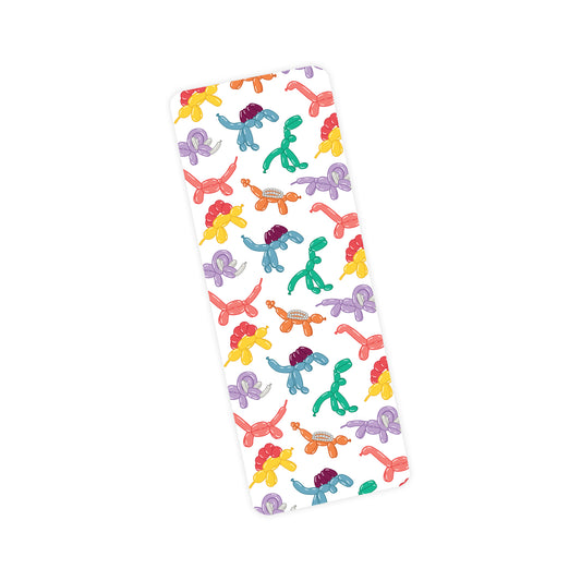 Balloon Animal Dinosaur Bookmark on a white background