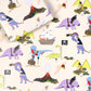 pirate dinosaur wrapping paper