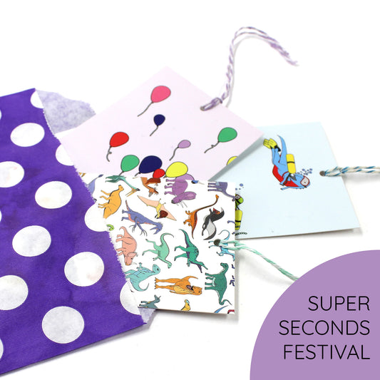 SUPER SECONDS - Gift tags