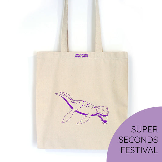 SUPER SECONDS - Dinosaur Tote Bags