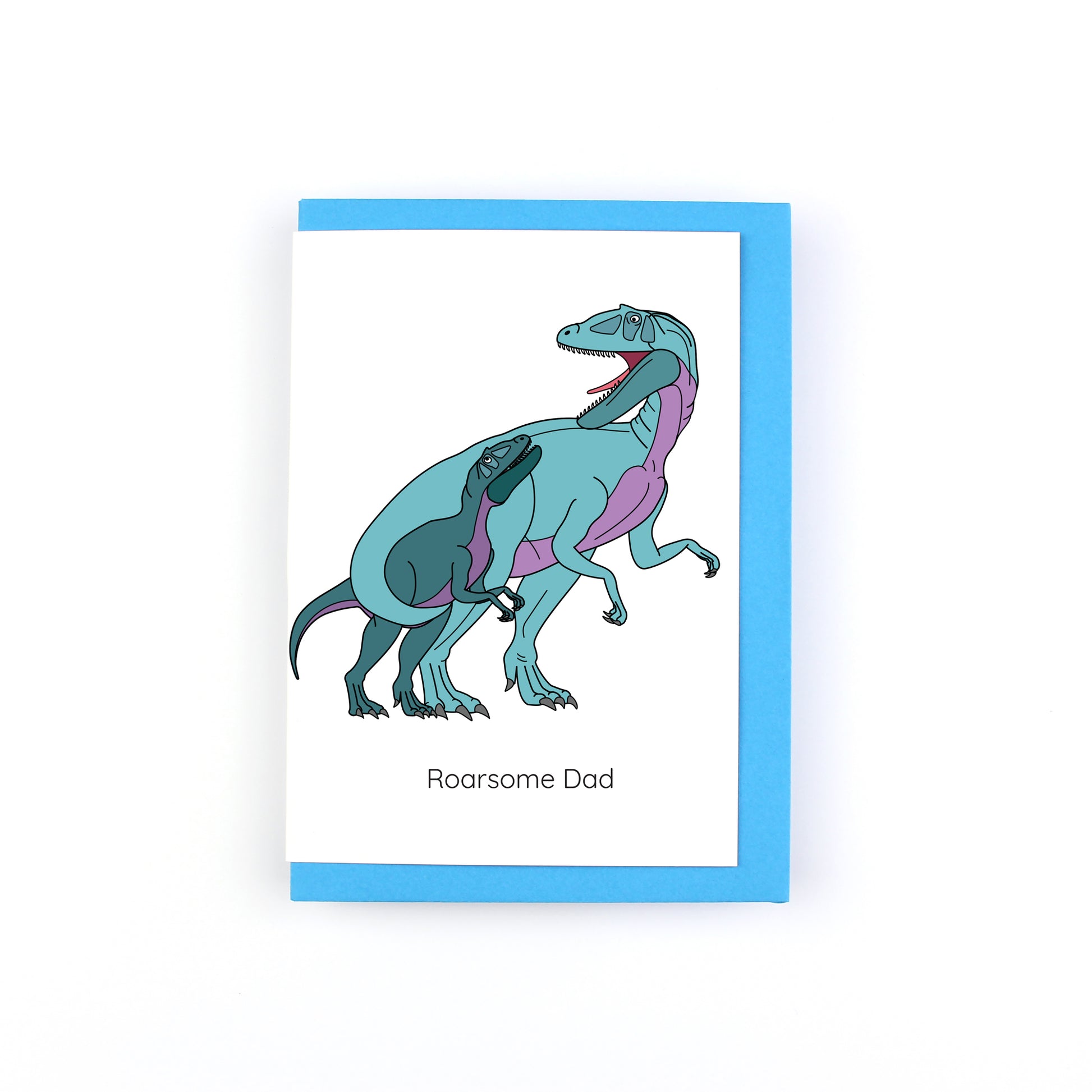 Roarsome Dad Dinosaur Greeting Card