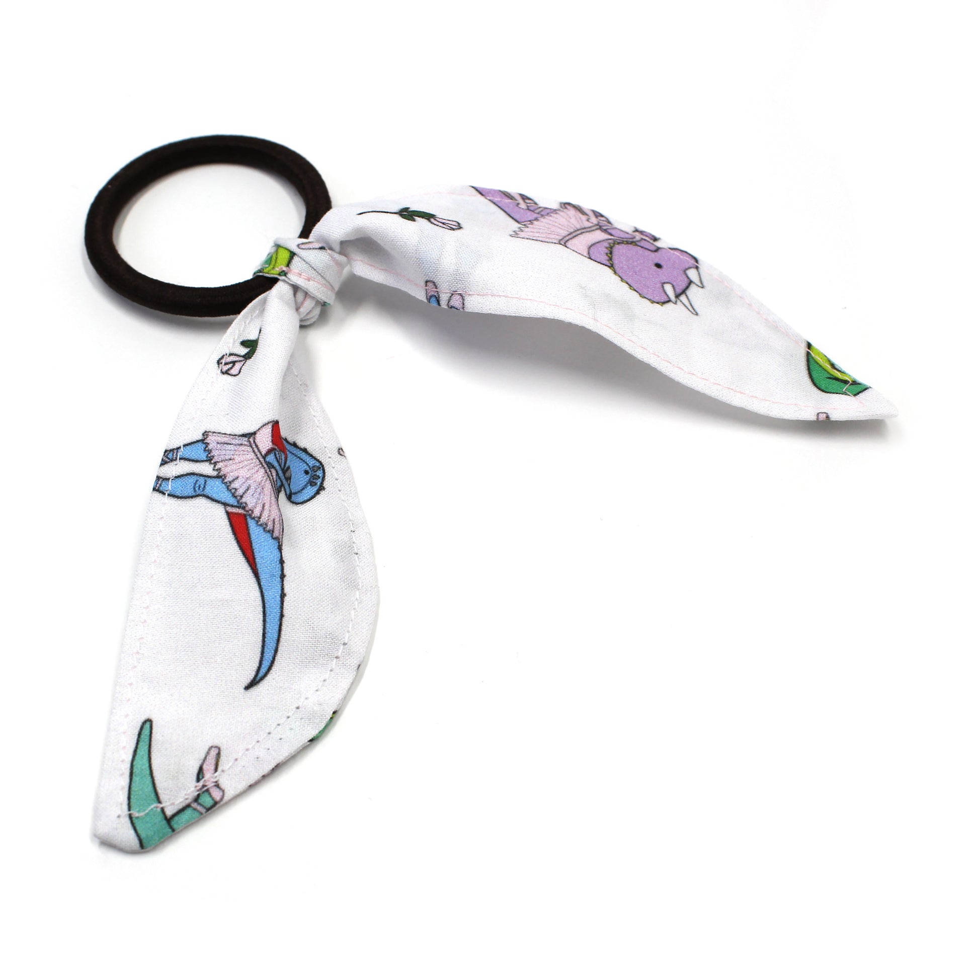 Ballet Dinosaur Cotton Hair Bow Tie