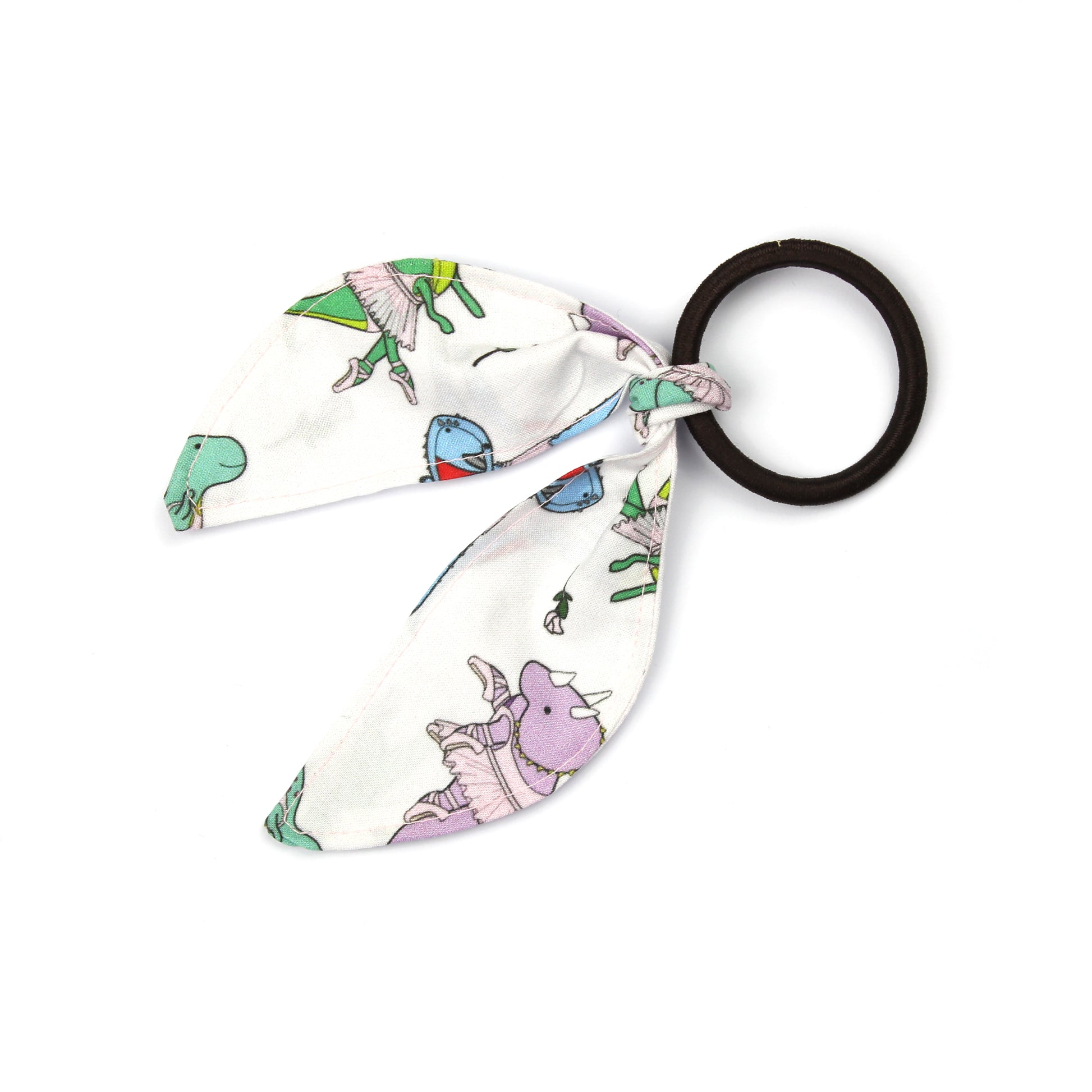 Ballet Dinosaur Cotton Hair Bow Tie