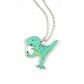 zombie t-rex dinosaur necklace