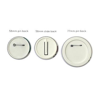 dinosaur badge back options
