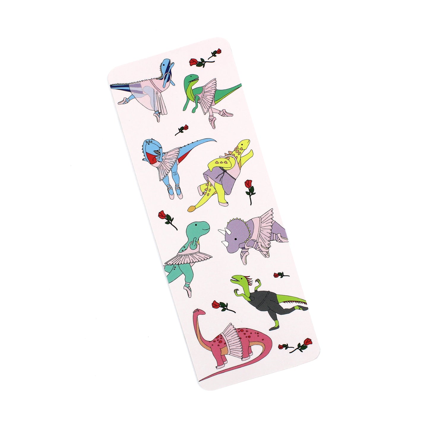 ballet dinosaur bookmark with no pink tassel