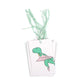 stack of ballet dinosaur gift tags