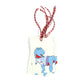 stack of ugly Christmas jumper dinosaur gift tags