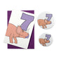 Number 07 Dinosaur Greeting Card and Badge