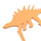 orange Huayangosaurus dinosaur plant decoration