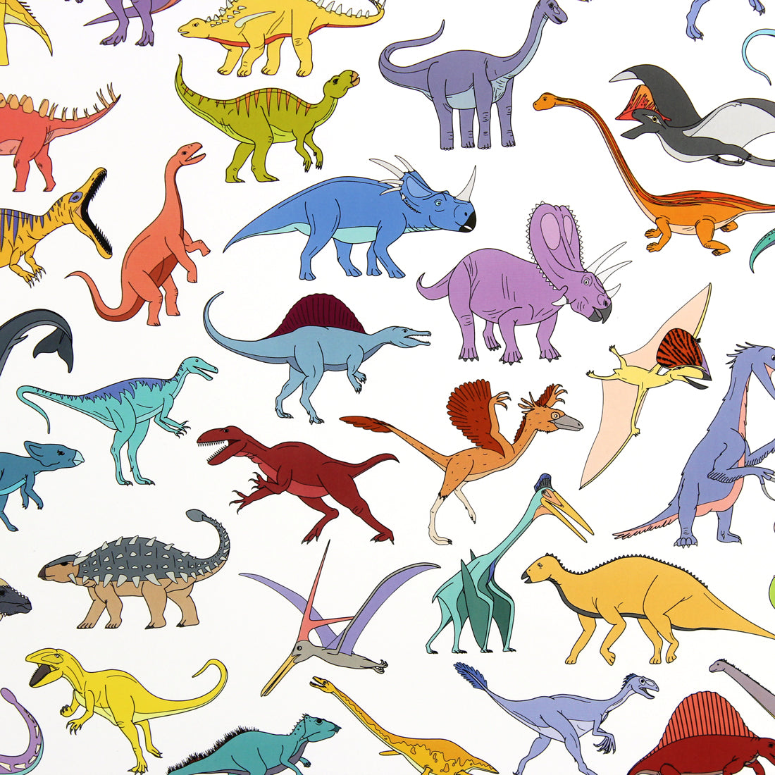 close up of A2 Dinosaur Poster 