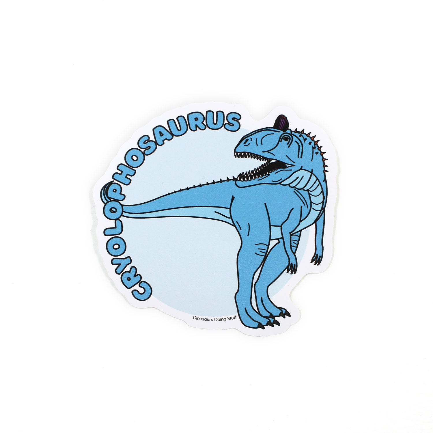 Titanoceratops dinosaur sticker on a white background