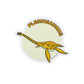 plesiosaur sticker on a white background