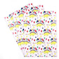 3 sheets of Dinosaur Party Animal Wrapping Paper fanned out