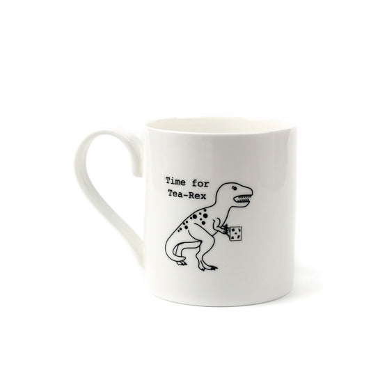 time for tea-rex dinosaur mug